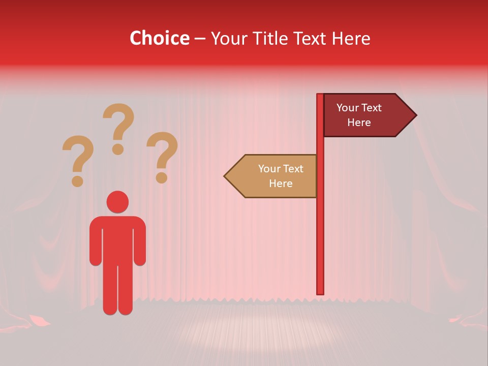 Curtain Background PowerPoint Template