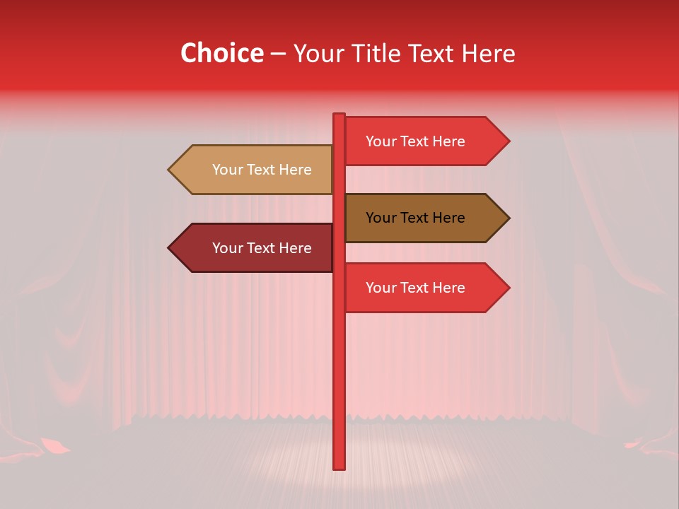 Curtain Background PowerPoint Template
