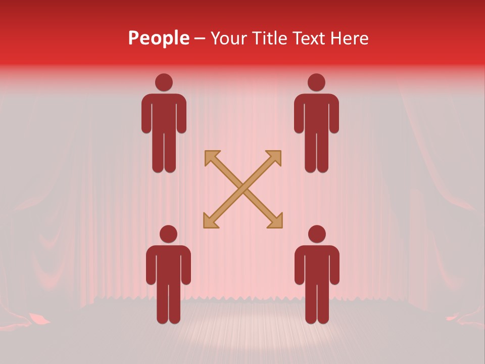 Curtain Background PowerPoint Template