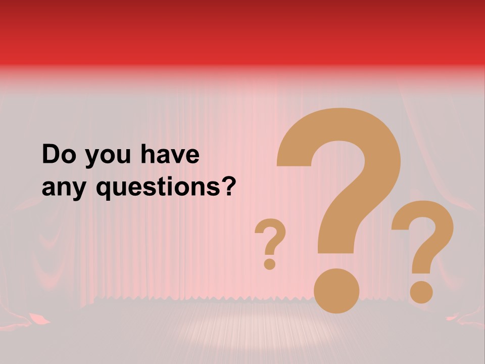 Curtain Background PowerPoint Template