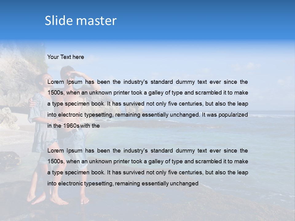 Dress Happy White PowerPoint Template