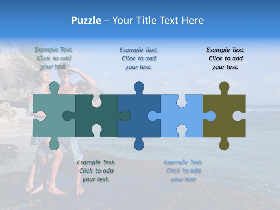 Dress Happy White PowerPoint Template