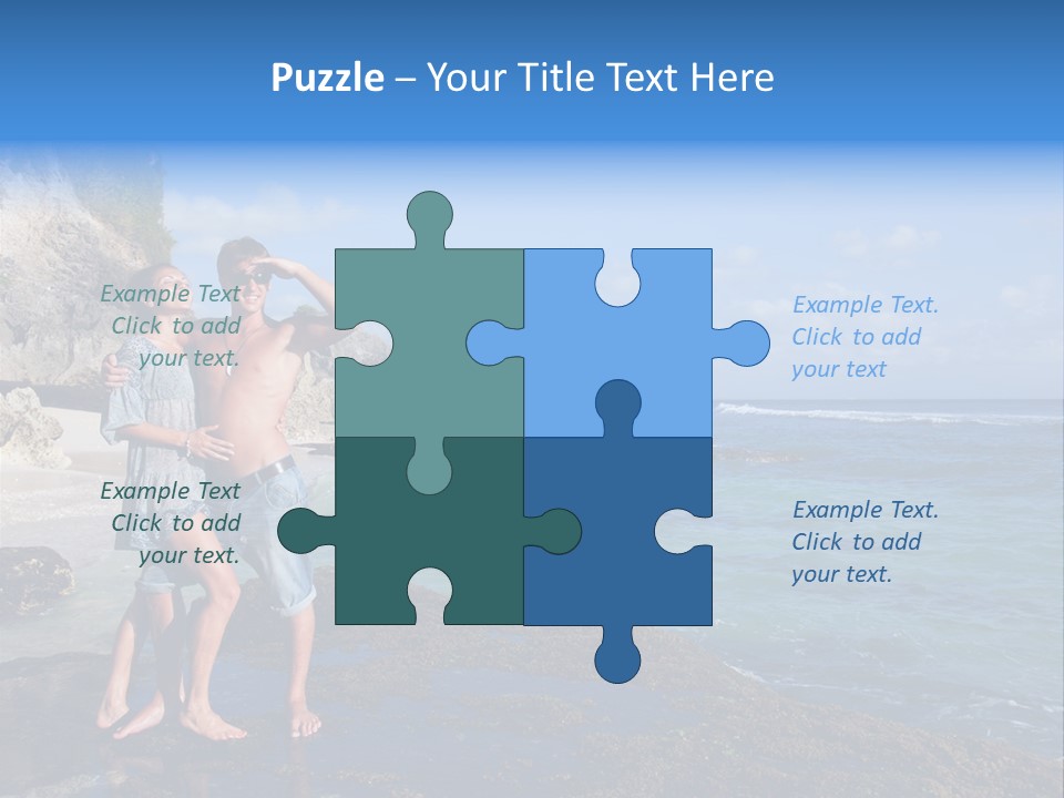 Dress Happy White PowerPoint Template