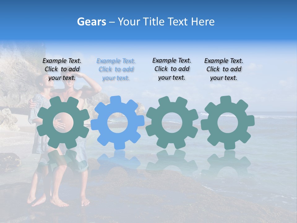 Dress Happy White PowerPoint Template