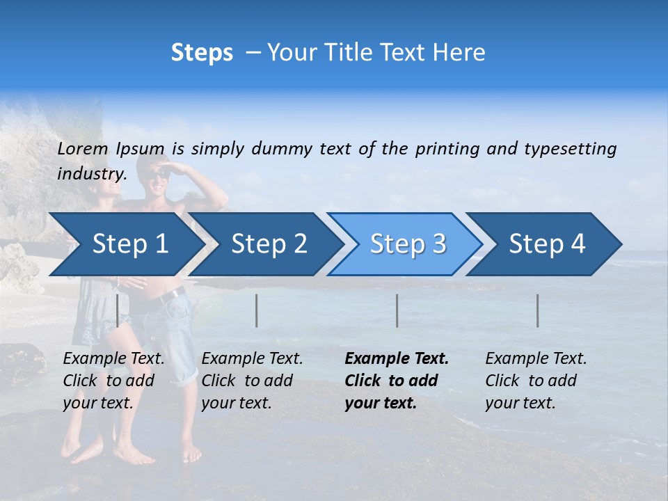 Dress Happy White PowerPoint Template