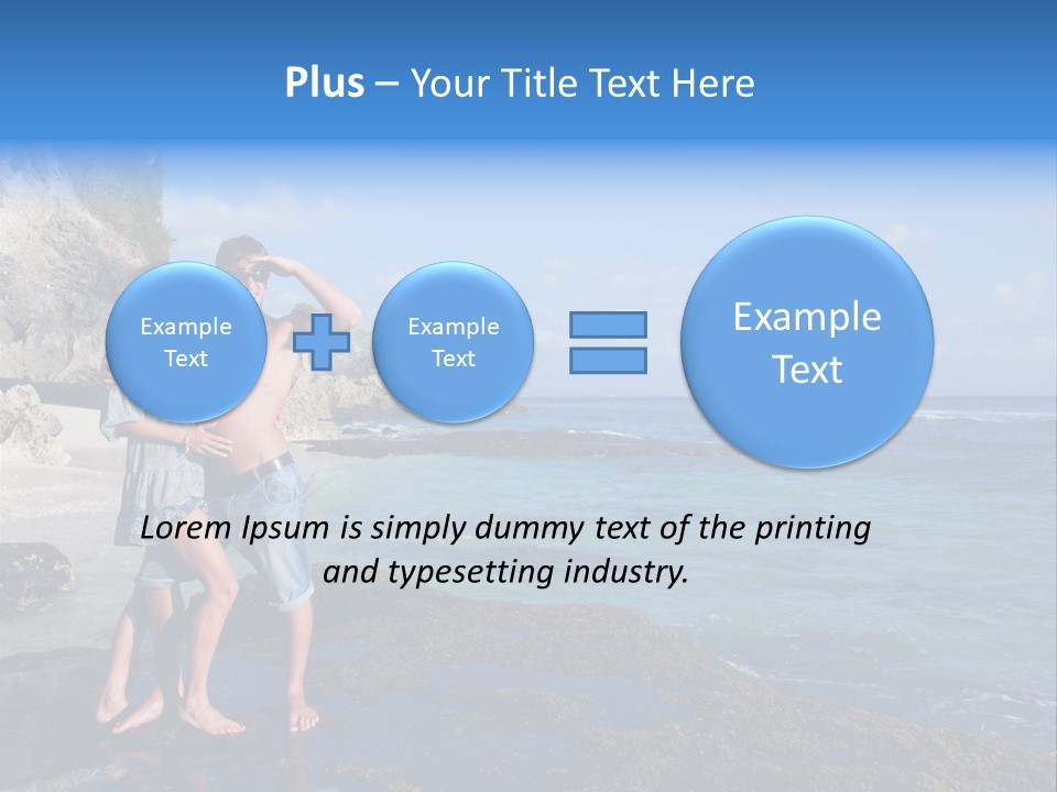 Dress Happy White PowerPoint Template