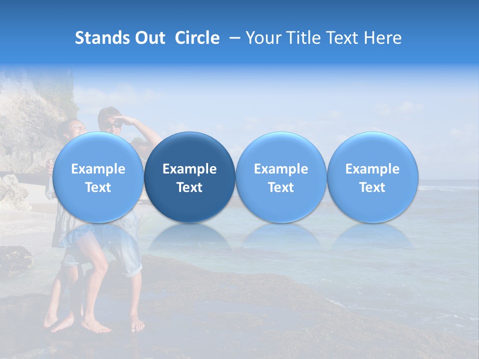 Dress Happy White PowerPoint Template