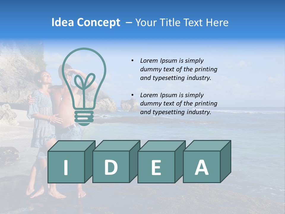 Dress Happy White PowerPoint Template