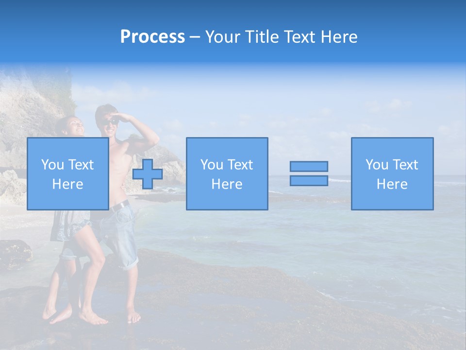 Dress Happy White PowerPoint Template