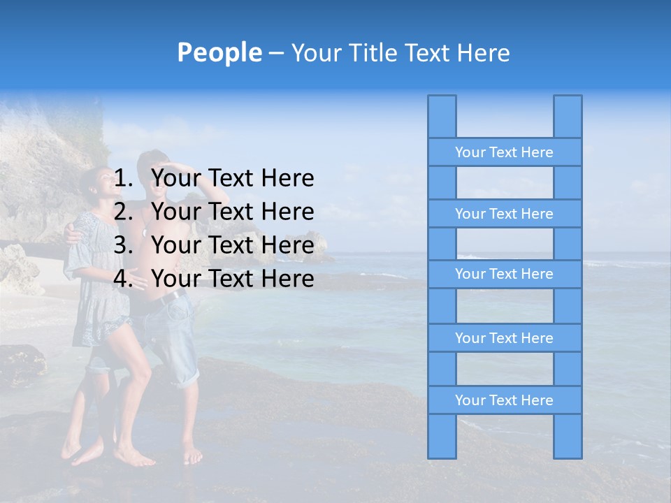 Dress Happy White PowerPoint Template