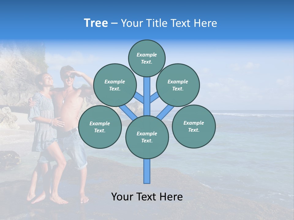 Dress Happy White PowerPoint Template