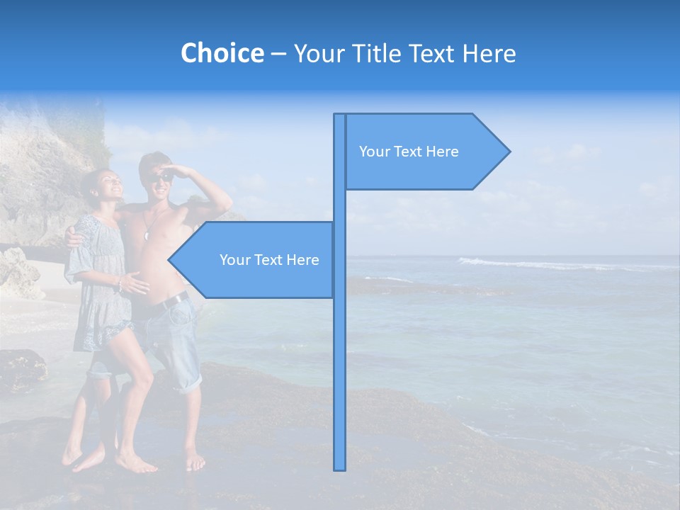 Dress Happy White PowerPoint Template