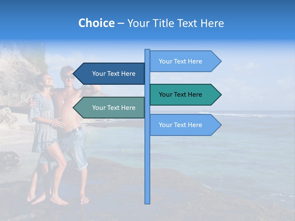 Dress Happy White PowerPoint Template