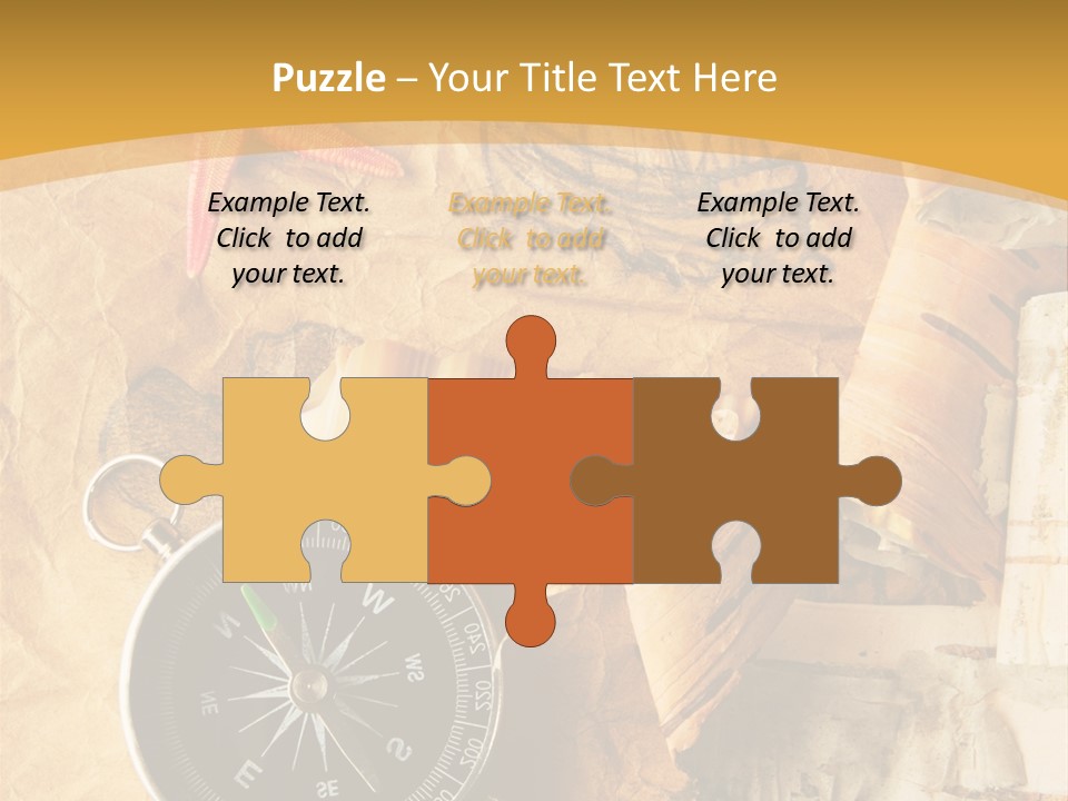 Spiral Antique Frigate PowerPoint Template