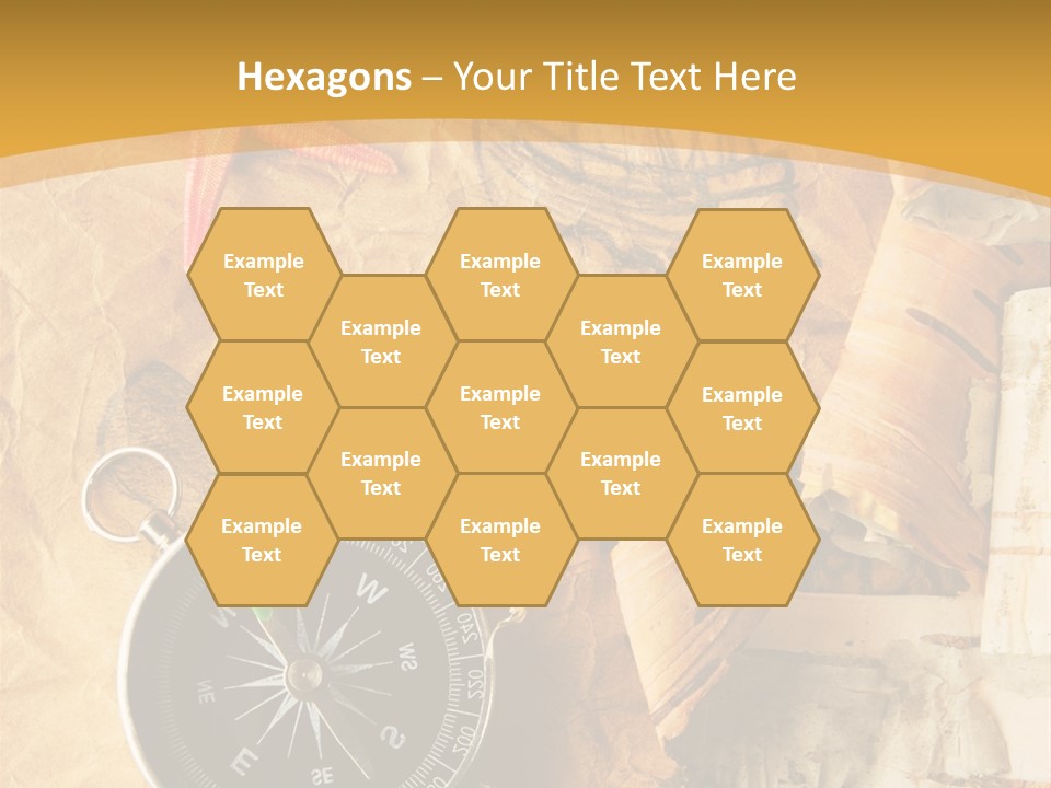 Spiral Antique Frigate PowerPoint Template