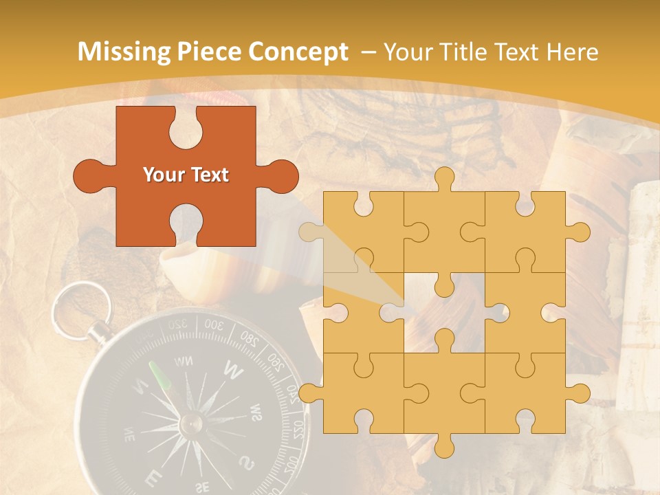 Spiral Antique Frigate PowerPoint Template