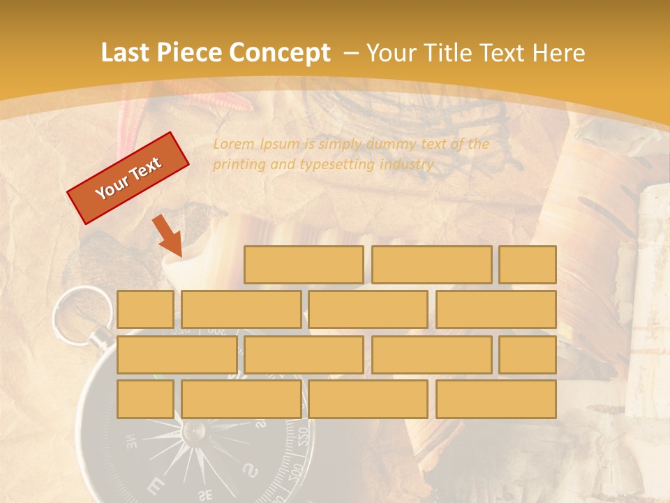 Spiral Antique Frigate PowerPoint Template