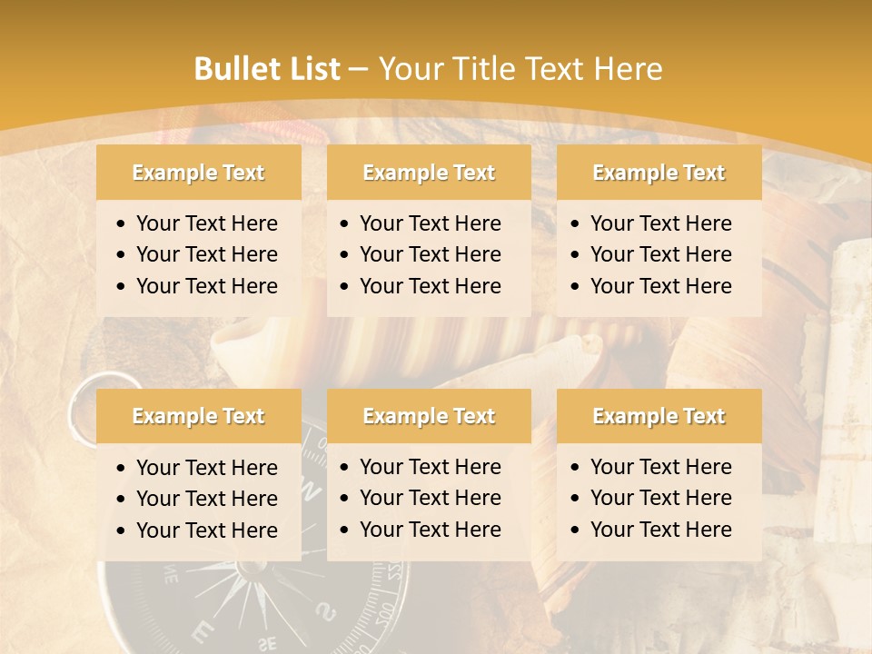 Spiral Antique Frigate PowerPoint Template