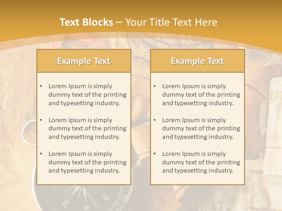 Spiral Antique Frigate PowerPoint Template