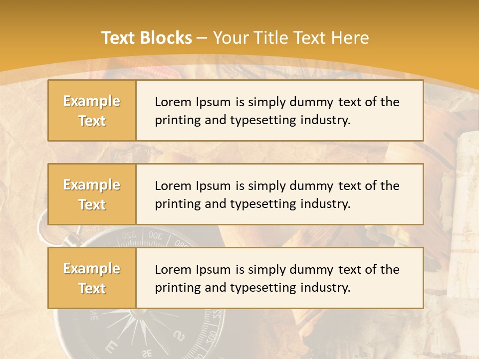 Spiral Antique Frigate PowerPoint Template