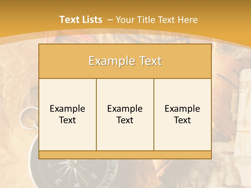 Spiral Antique Frigate PowerPoint Template
