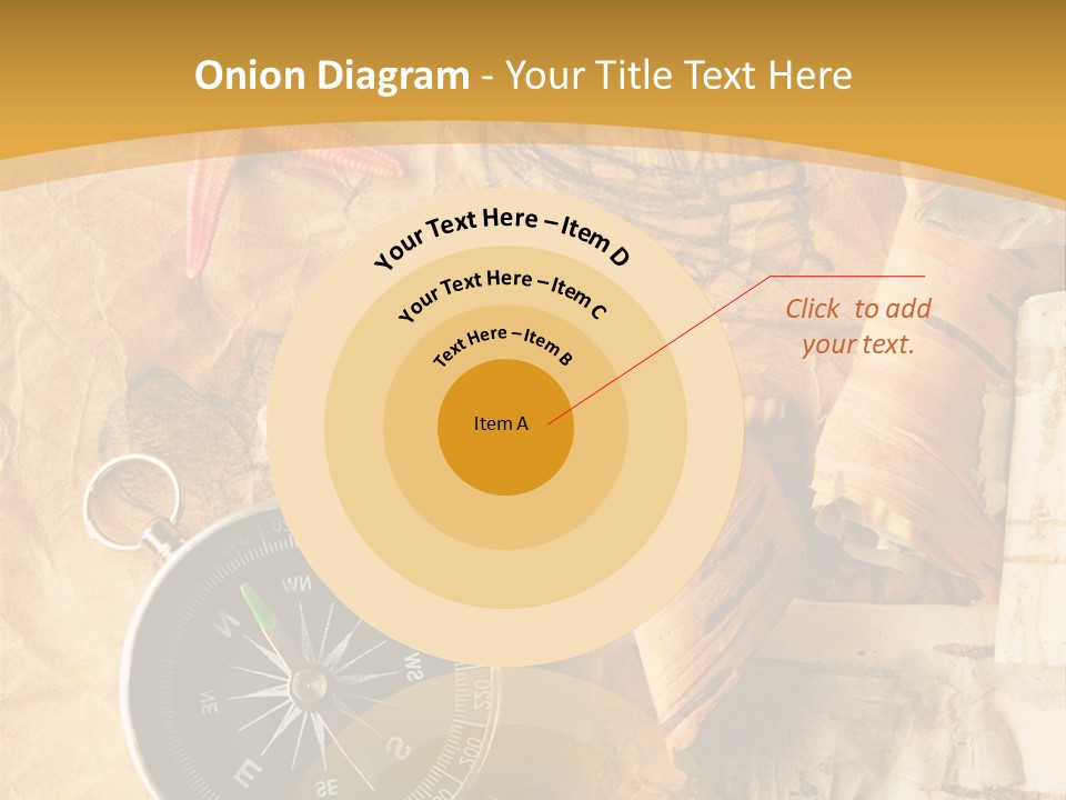 Spiral Antique Frigate PowerPoint Template