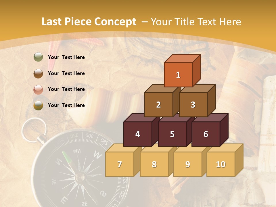 Spiral Antique Frigate PowerPoint Template