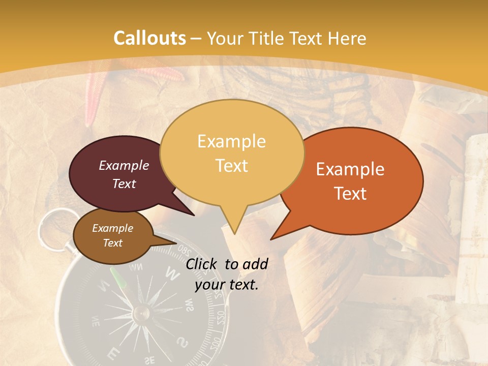 Spiral Antique Frigate PowerPoint Template