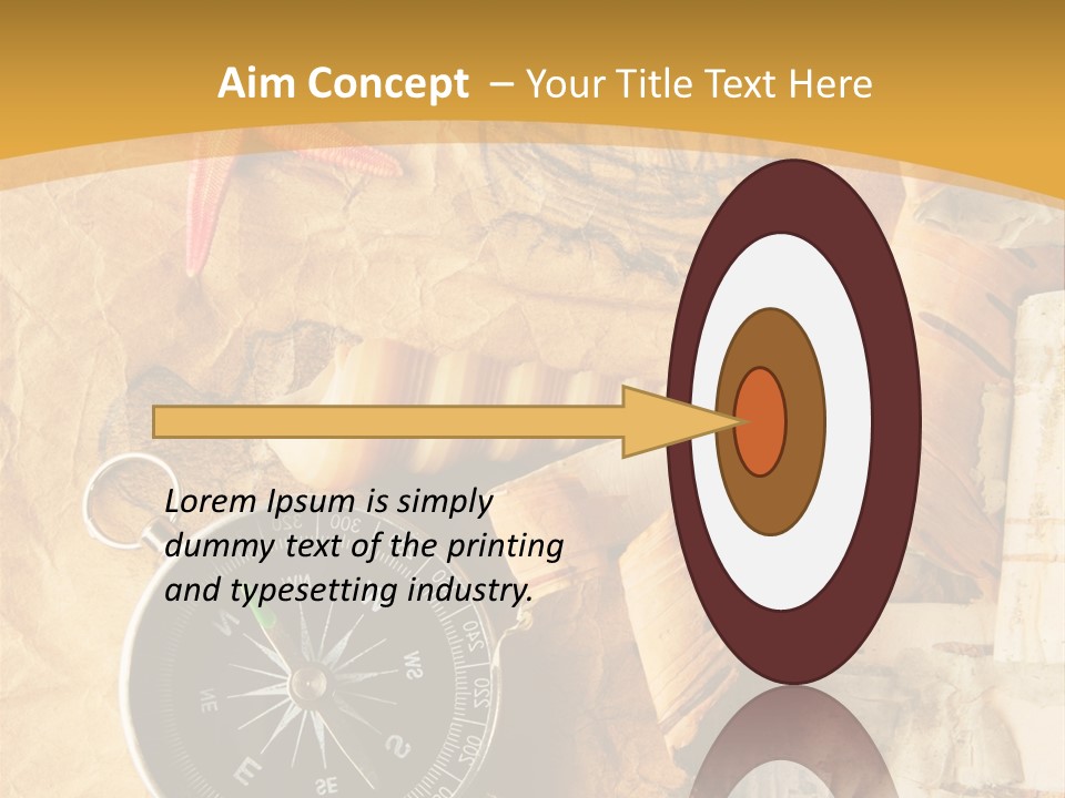 Spiral Antique Frigate PowerPoint Template