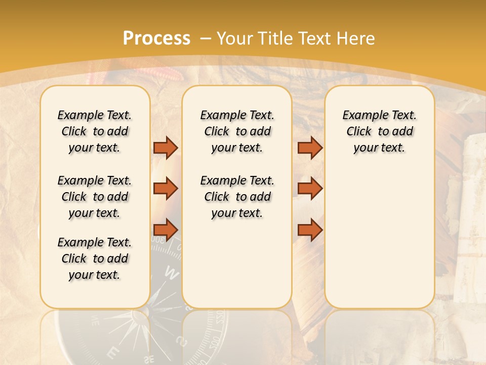 Spiral Antique Frigate PowerPoint Template