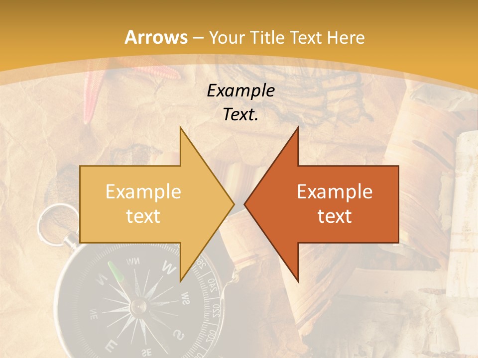 Spiral Antique Frigate PowerPoint Template