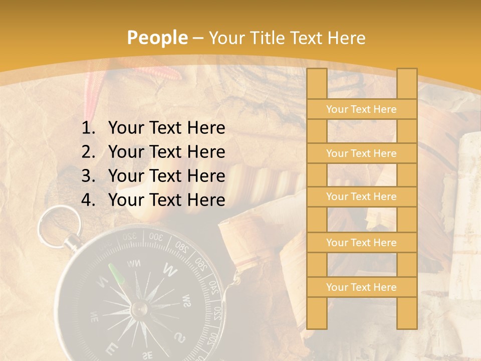 Spiral Antique Frigate PowerPoint Template