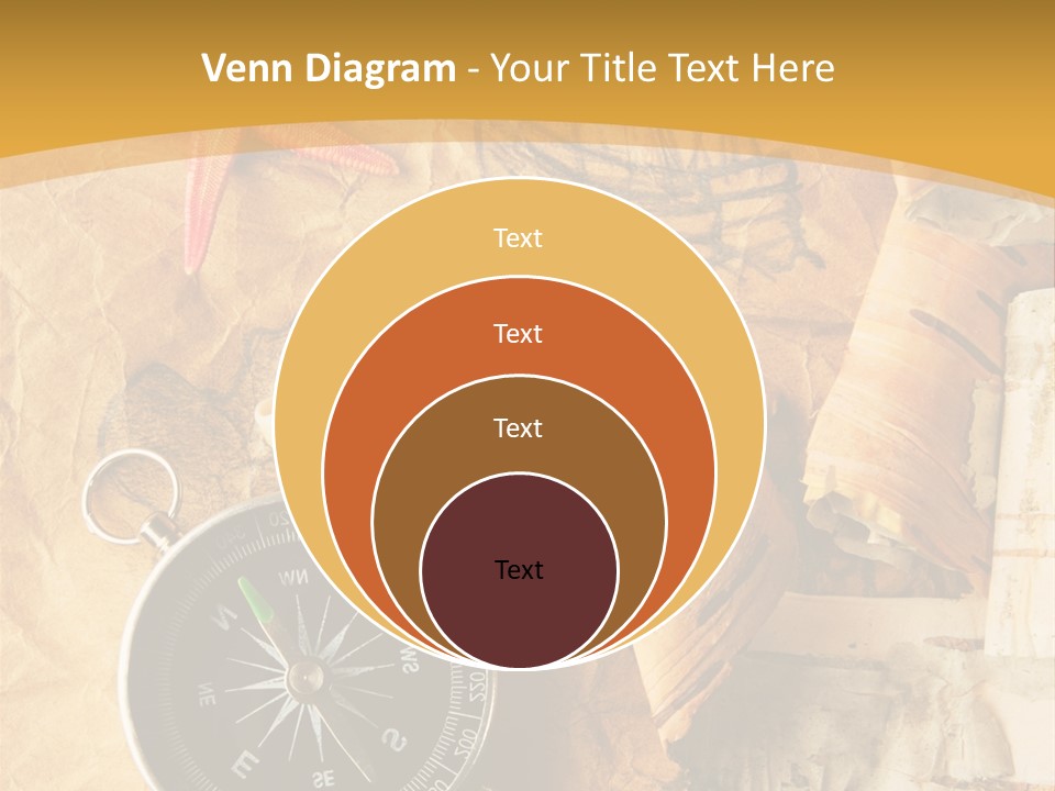 Spiral Antique Frigate PowerPoint Template