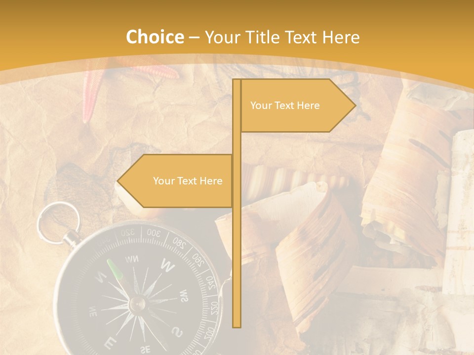 Spiral Antique Frigate PowerPoint Template