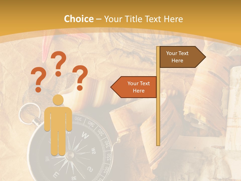Spiral Antique Frigate PowerPoint Template