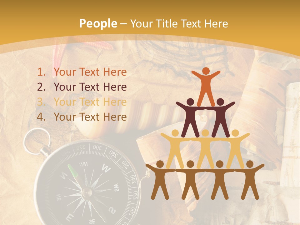 Spiral Antique Frigate PowerPoint Template