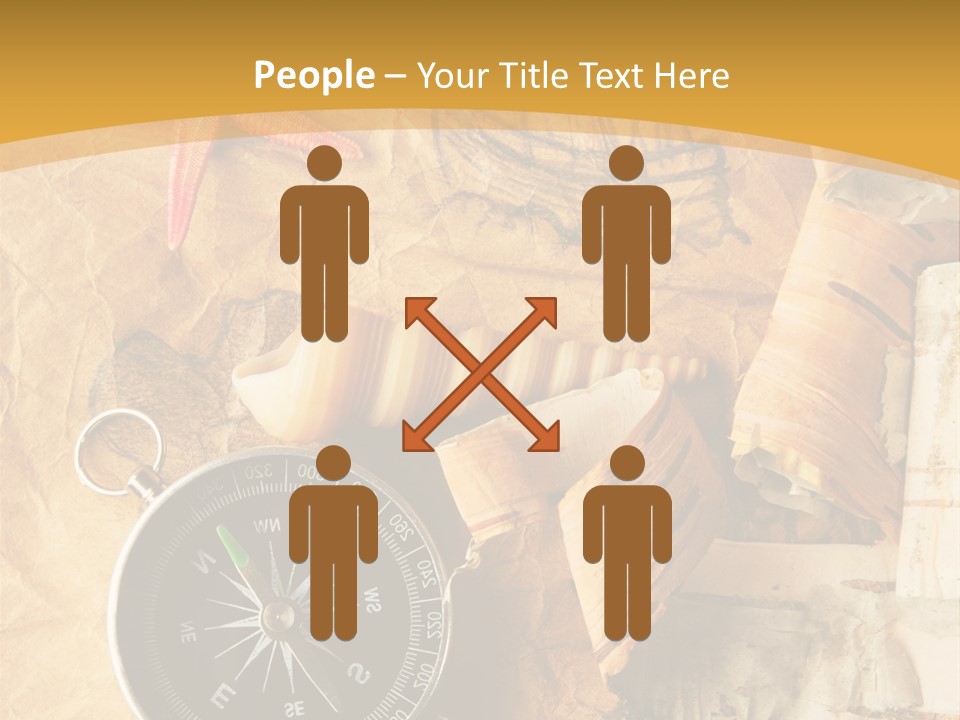 Spiral Antique Frigate PowerPoint Template