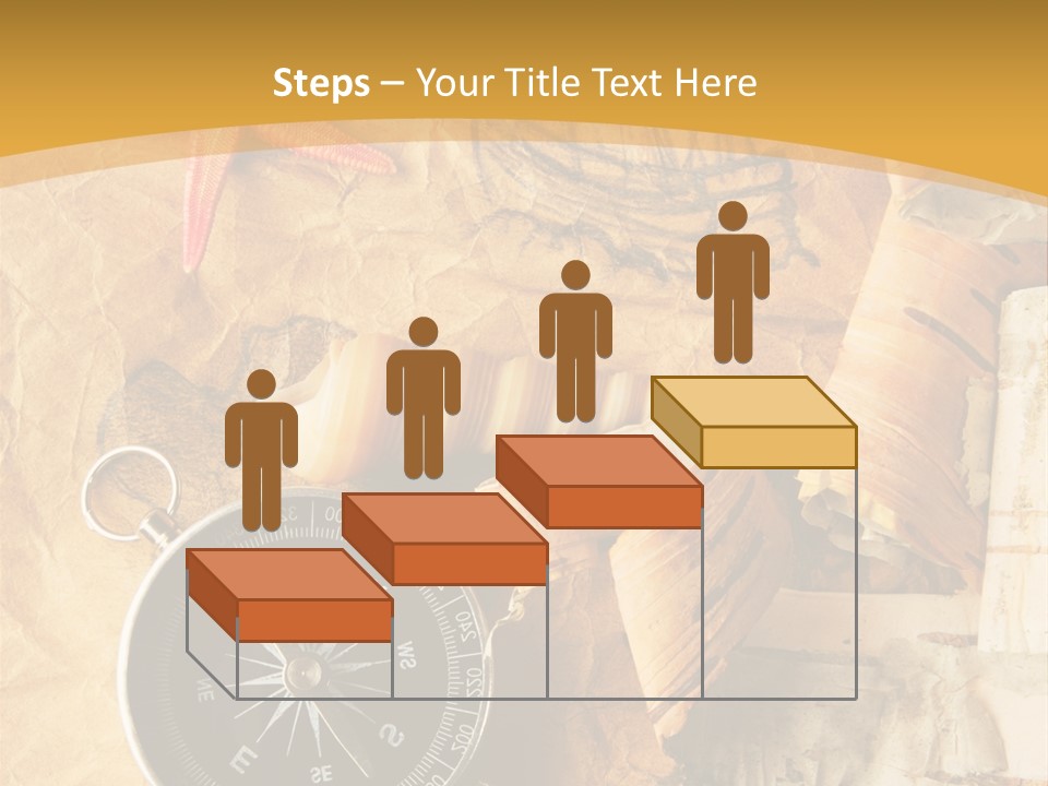 Spiral Antique Frigate PowerPoint Template