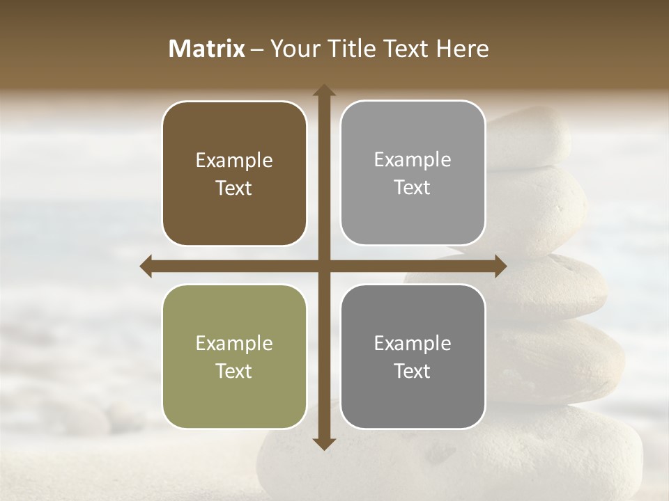 Beach Stones PowerPoint Template