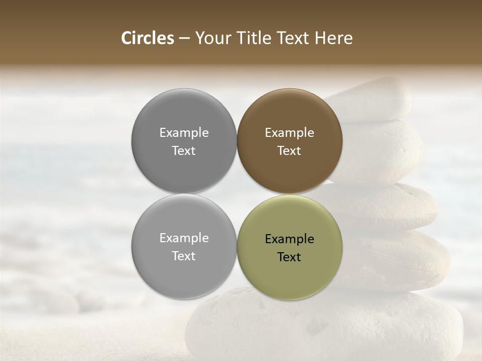 Beach Stones PowerPoint Template