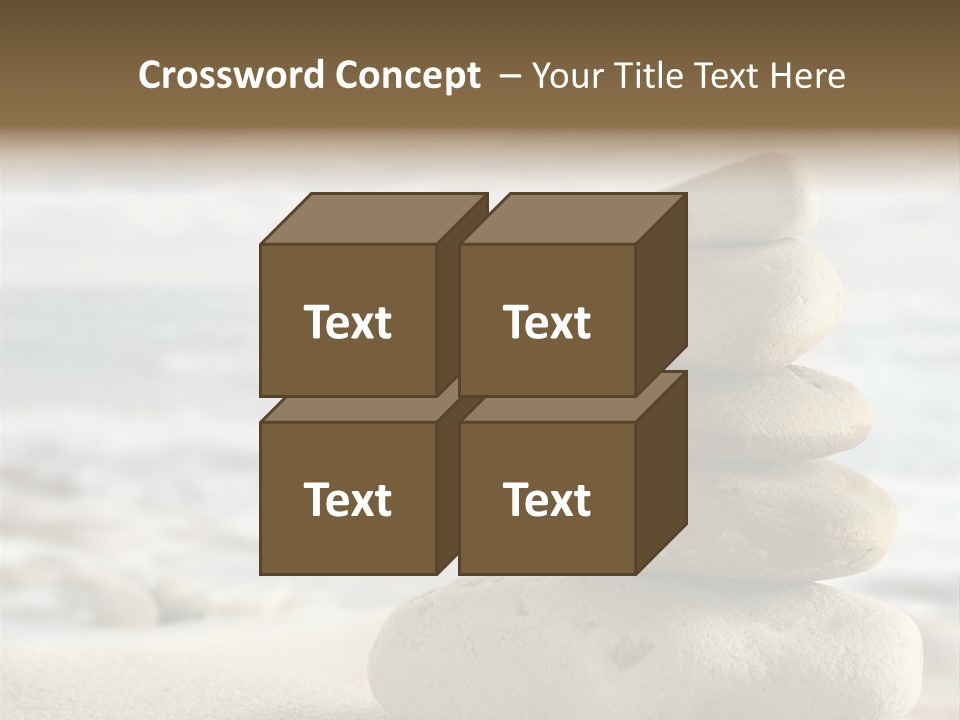 Beach Stones PowerPoint Template