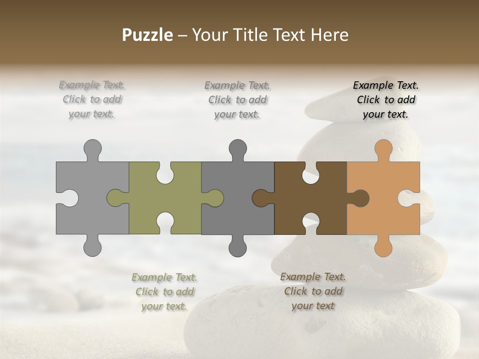 Beach Stones PowerPoint Template