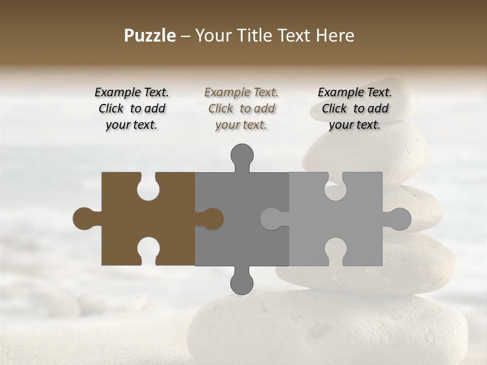 Beach Stones PowerPoint Template