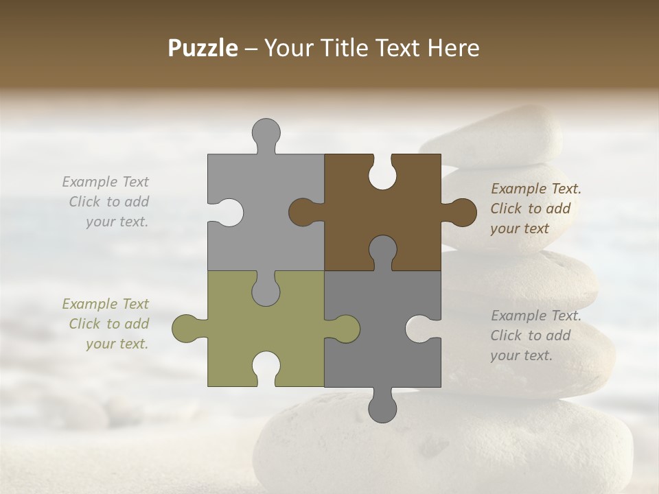 Beach Stones PowerPoint Template