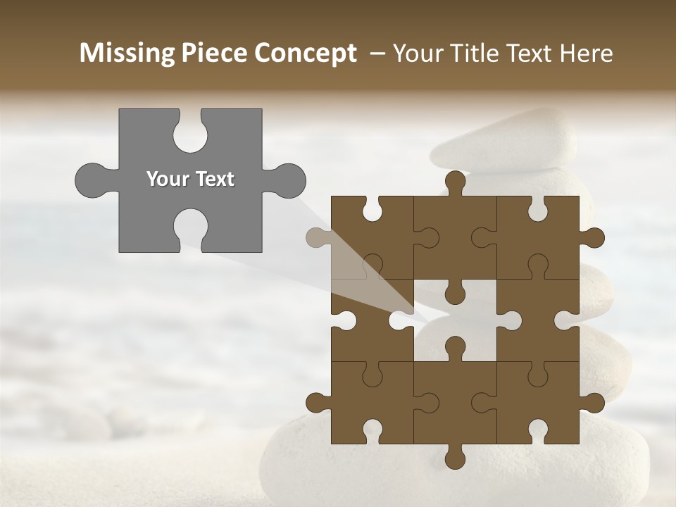 Beach Stones PowerPoint Template