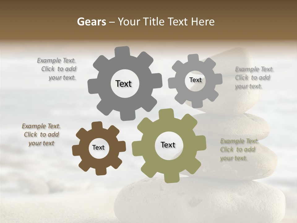 Beach Stones PowerPoint Template