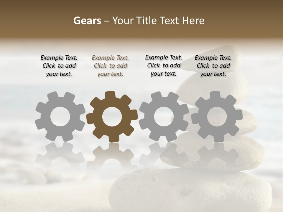 Beach Stones PowerPoint Template