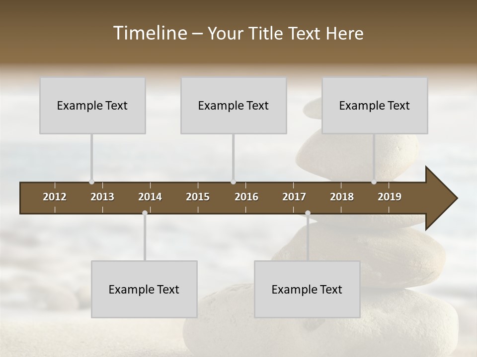 Beach Stones PowerPoint Template