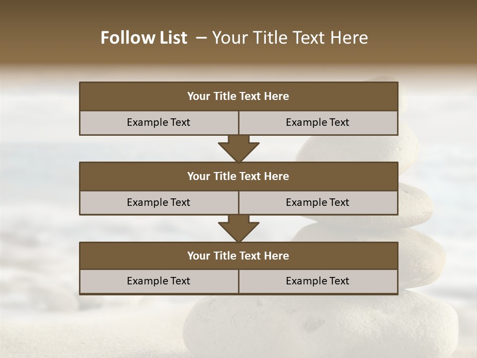 Beach Stones PowerPoint Template