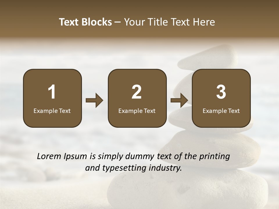 Beach Stones PowerPoint Template